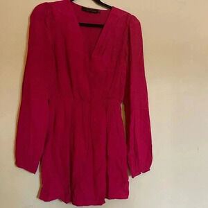 House of Harlow 1960 - Revolve - magenta dress - short - long sleeve - small